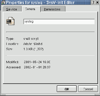 System V Init Editor ksysv